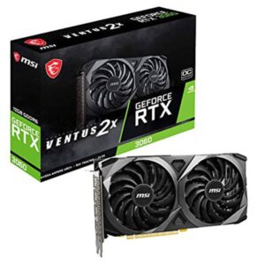 کارت گرافیک ام اس آی مدل GeForce RTX 3060 VENTUS 2X 12G OC حافظه 12 گیگابایت