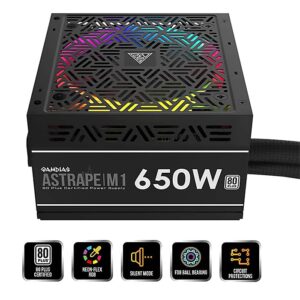 منبع تغذیه کامپیوتر گیمدیاس مدل ASTRAPE M1-650W