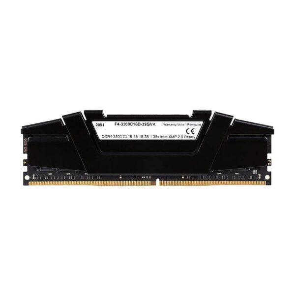 رم دسکتاپ DDR4 تک کاناله 3200 مگاهرتز CL16 جی اسکیل مدل RipjawsV ظرفیت 16 گیگابایت