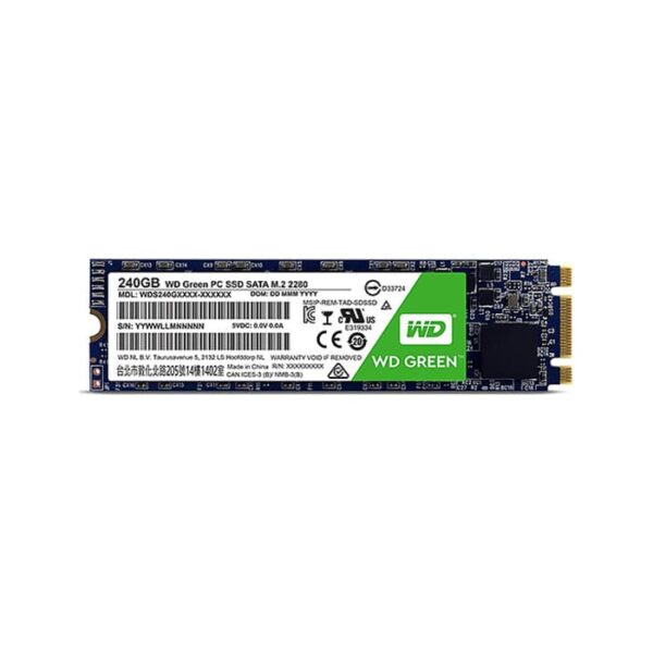 حافظه SSD وسترن دیجیتال مدل WDS240G1G0B سری سبز M.2 ظرفیت 240 گیگابایت
