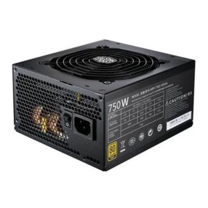 منبع تغذیه کامپیوتر کولر مستر مدل کاملا ماژولار MWE Gold 750W