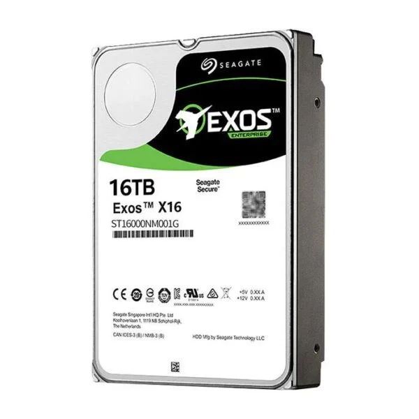 هارد اینترنال سیگیت مدل ST16000NM001G Exos X16 ظرفیت 16 ترابایت