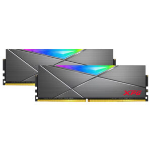 رم کامپیوتر RAM ای دیتا دو کاناله SPECTRIX D50 DDR4 RGB CL16 حافظه 32 گیگابایت فرکانس 3200 مگاهرتز