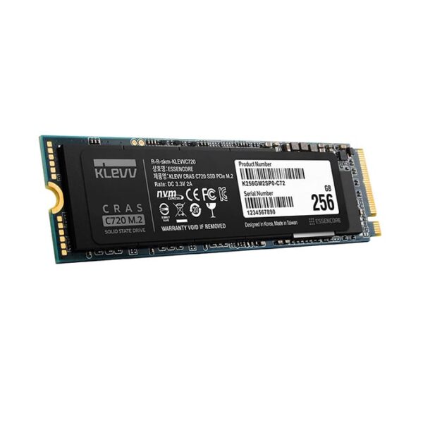 حافظه SSD اینترنال کلو CRAS C720 M.2 2280 ظرفیت 256 گیگابایت