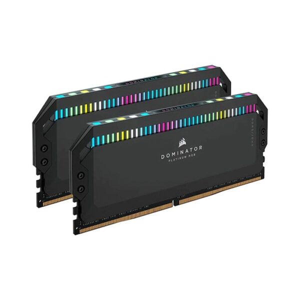 رم دوکاناله کامپیوتر کرسیر Dominator Platinum RGB DDR5 با حافظه 32 گیگابایت و فرکانس 6200 مگاهرتز