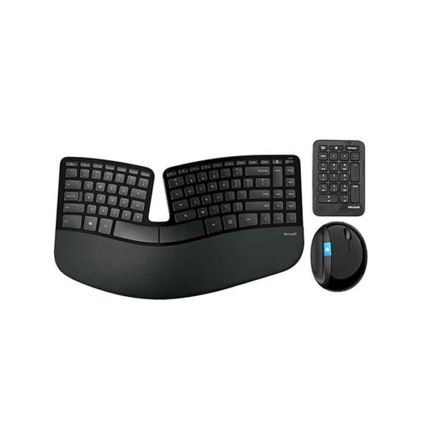 کیبورد و ماوس بی‌سیم مایکروسافت مدل Sculpt Ergonomic Desktop