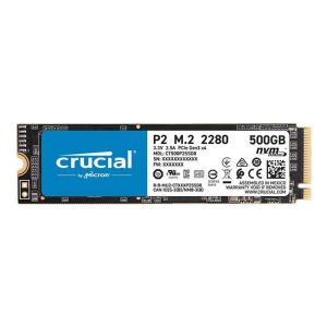 حافظه SSD اینترنال کروشیال مدل P2 NVMe PCIe M.2 2280 ظرفیت 500 گیگابایت