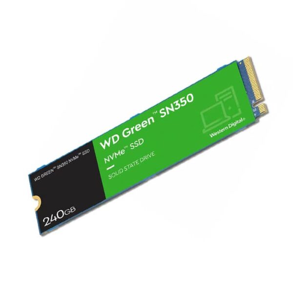 حافظه SSD وسترن دیجیتال مدل Green SN350 NVMe M.2 2280 ظرفیت 240 گیگابایت