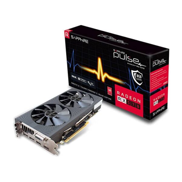 کارت گرافیک کار کرده سافایر Pulse RX 570 8GB