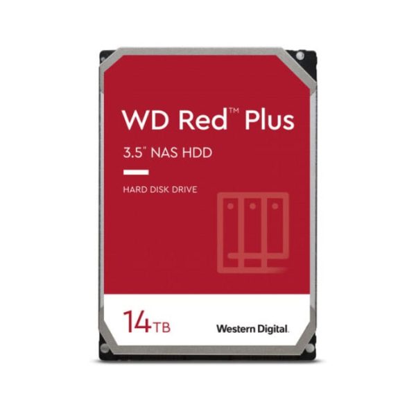 هارددیسک اینترنال وسترن دیجیتال WD RED Plus ظرفیت 14 ترابایت