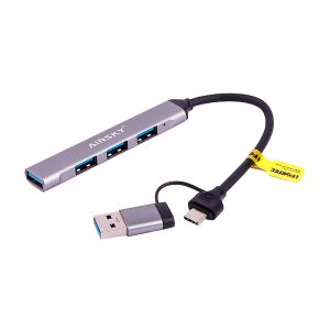 هاب و رم ریدر Ifortech Airsky HC-77 Type-C USB3.0 4Port