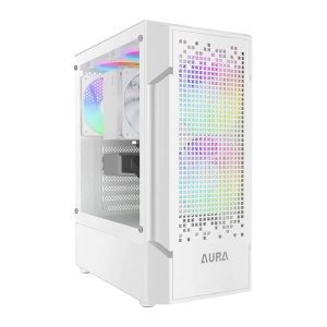 کیس کامپیوتر گیمدیاس AURA GC7 COMPACT MESH WH