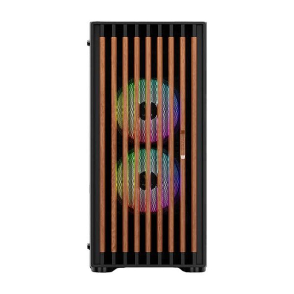 کیس کامپیوتر گیمدیاس AURA GC4 REAL WALNUT MESH