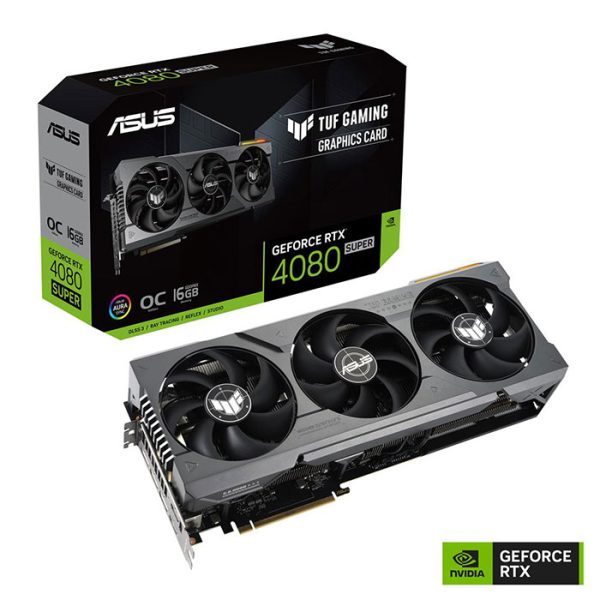 کارت گرافیک ایسوس مدل TUF Gaming GeForce RTX 4080 SUPER 16GB GDDR6X OC Edition